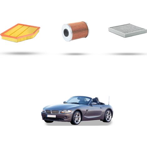 Kit tagliando 3 filtri compatibile con Bmw Z4(E85,E86) 3.2M 252kw dal 2006 (1/4)