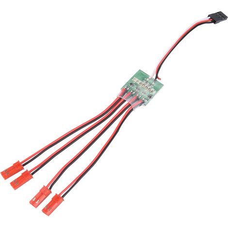 Contrôleur d'éclairage LED pour avion RC, compatible batterie 3S, accessoire de modélisme (1/5)