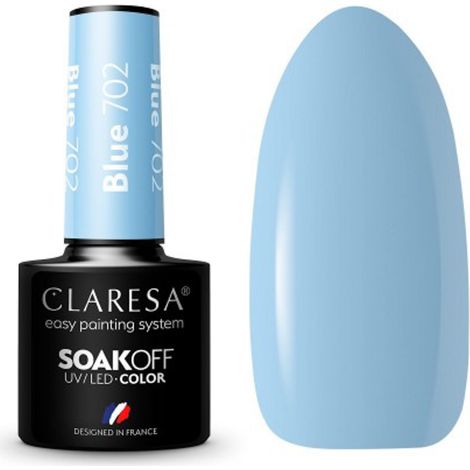 Esmalte de uñas Claresa Hybrid azul 702 - 5 g
