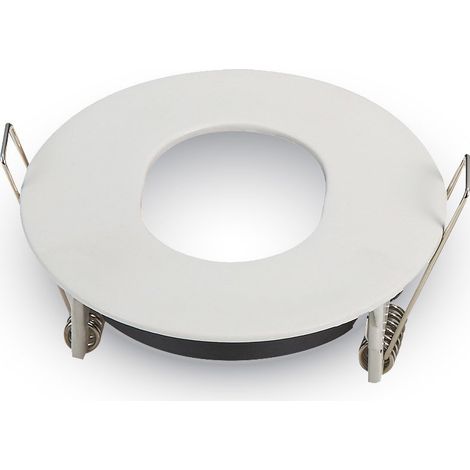V-TAC VT-786 3612 Portafaretto LED da Incasso Orientabile Rotondo GU10 Colore Bianco (1/2)