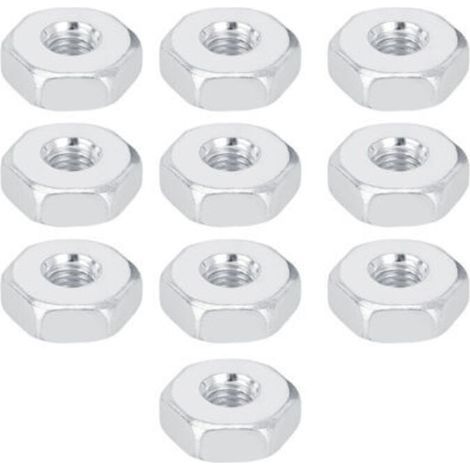 10 Pièces Guidon Chaîne Protège-Écrous Hexagonaux 8mm en Acier Inoxydable pour Tronçonneuse - (1/5)