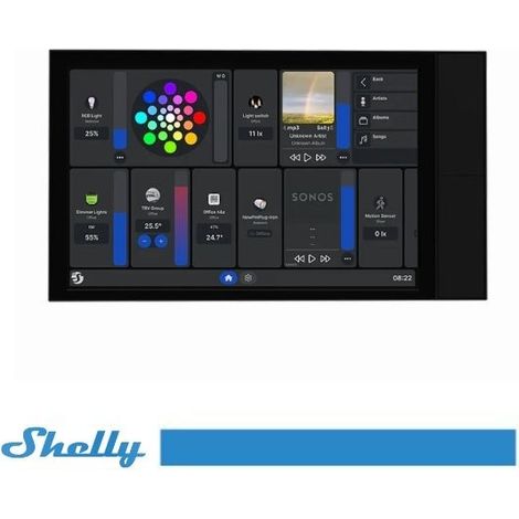 Schermo di controllo Shelly Pantalla XL touchscreen 10,1 pollici