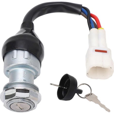 Ensemble de commutateur à clé d'allumage pour voiture 372001150. Commutateur à clé d'allumage durable de remplacement pour HiSUN 400 500 700 800 UTV. (1/5)