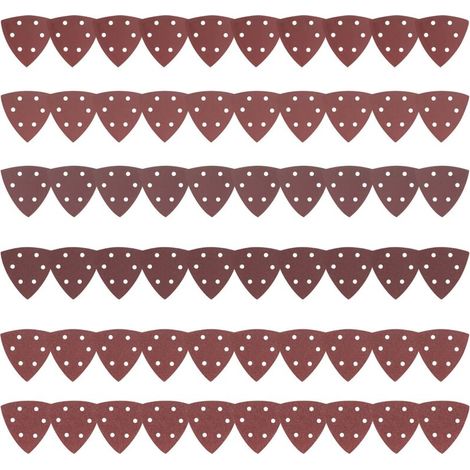 90 Feuilles Abrasives, Papier de Ponçage, Papier de Verre, Papier a Poncer, Papier Abrasif, Papier Poncer, Papier Ponceuse Triangulaire Mouse, Grain 40/80/120/180/240/320/400/800