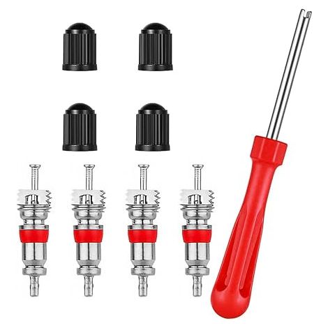 Extracteur de Valve Rouge, Outil de Démontage de Valve, Demonte Obus Valve, Camions Vélos Motos (1/5)