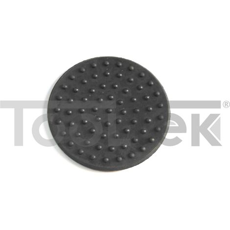 TAMPONE TAPPETINO CUSCINETTO IN GOMMA ROTONDO PROTEZIONE AUTO CRIC CRICK (1/3)