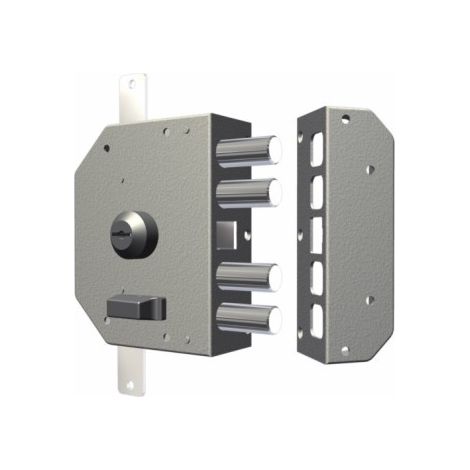 Cerradura Seguridad Sobreponer  130X164X32 3450Dord Dorado Entrada 60 Derecha Cr