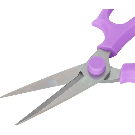 Ciseaux de jardin en acier allié pour plantes en pot, sécateurs à fleurs, outils de taille ergonomiques, violets (1/5)