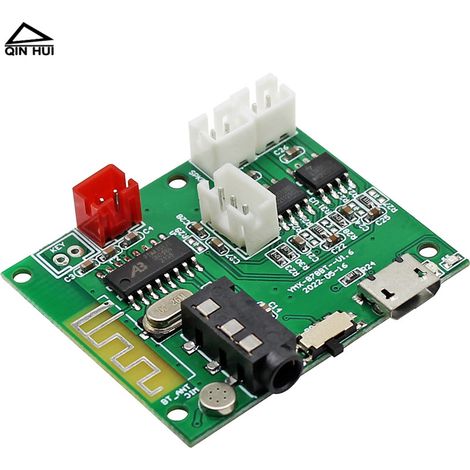 Bluetooth 5.2-Lautsprechermodul, wiederaufladbarer 3,7–5-V-Gleichstrom-Lithium-Akku, Verstärker- und Dekodierungsplatine, Paar TWS-Lautsprecher, 4 Ohm, 5 W (1/4)