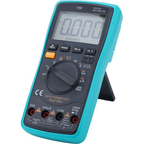 Digitales Multimeter mit verzögerter Hintergrundbeleuchtung, hochpräzisem Voltmeter, Überlastschutz und elektrischem Prüfgerät (1/5)