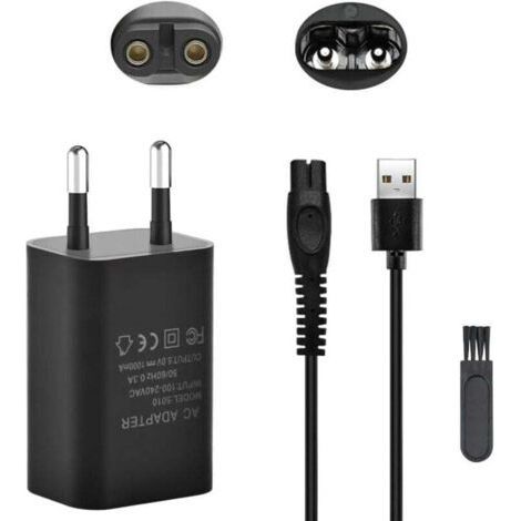 Chargeur 5V USB pour Philips OneBlade - Compatible QP2824/QP2734/QP2724/QP4631/S5898/S7887 - Cordon portable - Recharge rasoir - Utilisateurs de Philips (1/4)