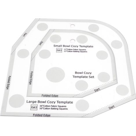 Gabarit de couvercle de bol de 25 cm, gabarit de couture et de matelassage transparent en acrylique pour couvercle de bol, loisirs créatifs de cuisine à faire soi-même. (1/5)