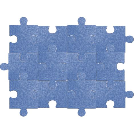 12 pannelli murali autoadesivi in schiuma fonoassorbente, pannello ad alta densità, isolamento e assorbimento acustico, azzurro, 20 x 30cm (1/5)