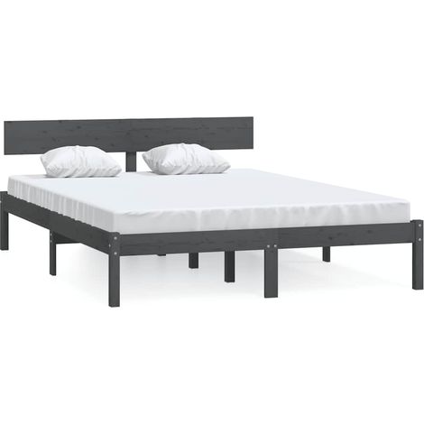 Maison Exclusive - Estructura de cama sin colchón madera maciza g (1/5)
