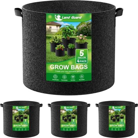 sacs de plantation d'arbres en tissu non tissé épais (1/5)