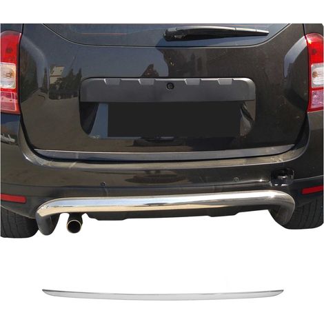 Garniture de Hayon Coffre pour Dacia Duster 2010-2018 acier inox (1/5)