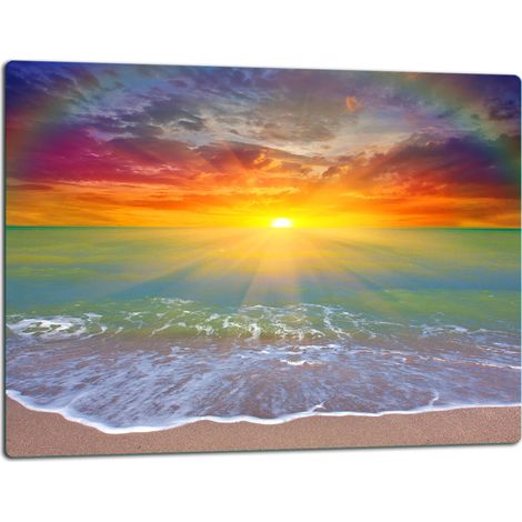 Tagliere in vetro 52x40 mare (1/5)