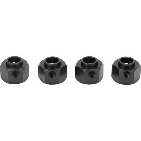 RC-Sechskantnaben-Verbreiterungsadapter für 1/10 Traxxas Fahrzeuge, Schwarz, 8 mm (1/5)