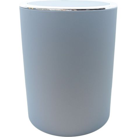 Trendline Kosmetikeimer 5 l anthrazit Mülleimer Abfalleimer Bad Badeimer