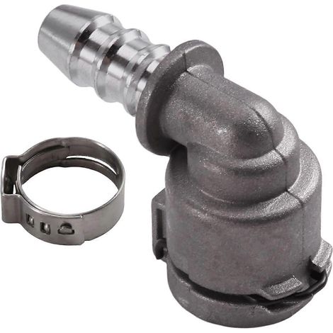 Tuyau de retour de liquide de refroidissement pour moteur BMW Série 5 X3 X4 B48, tuyau de retour de corps de cylindre, culasse en aluminium à angle droit (1 pièce). (1/5)
