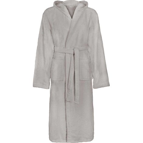 vidaXL Peignoir KINN Gris XXL Coton (1/5)
