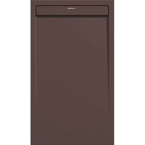 Receveur de douche Chocolat, finition Lisse Stone SMART, grille de couleur - 120 x 80 cm (1/4)