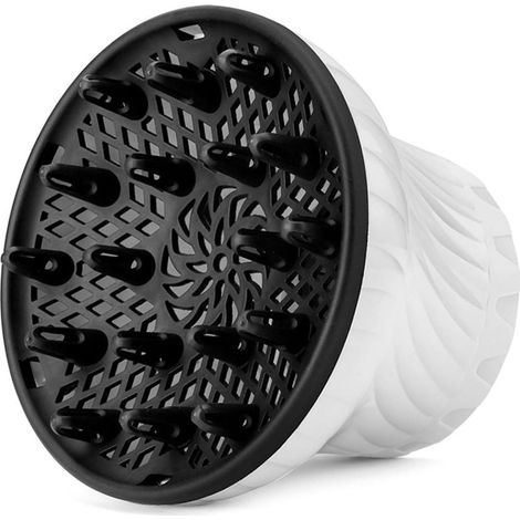 Kaelt - Sollbry Diffuseur de cheveux universel, diffuseur de sèche-cheveux réglable, convient pour sèche-cheveux de 3.5 à 8 cm, diffuseur professionnel pour cheveux bouclés et ondulés (1/5)