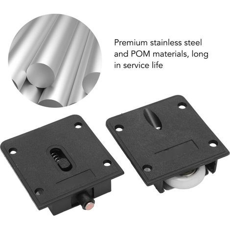 sets of 25mm sliding door rollers, wardrobe pulley wheel accessory for cabinet furniture (1/5)