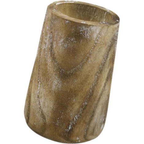 Vase en bois pour compositions florales couleur blanc dlav (1/5)