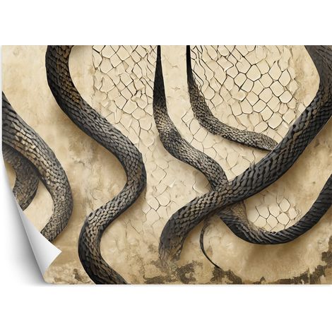 Fototapete Schlangenhaut Glamour Textur 200x140 cm (1/5)
