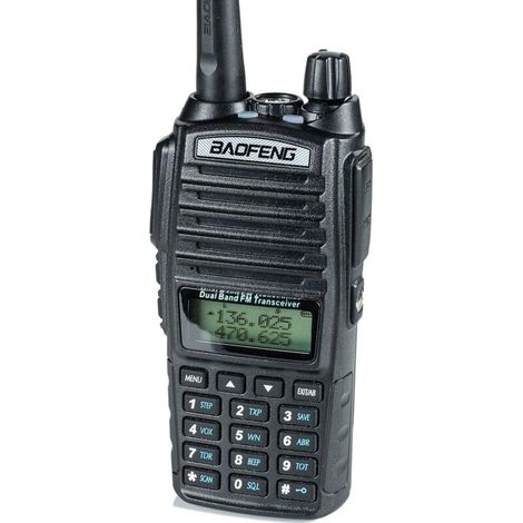 BaoFeng UV-82HP Funkgerät – 96 km Reichweite – 128 Kanäle – VHF 136–174 MHz / UHF 400–520 MHz – 8,4 V 1800 mAh Akku – 400–520 MHz (1/5)