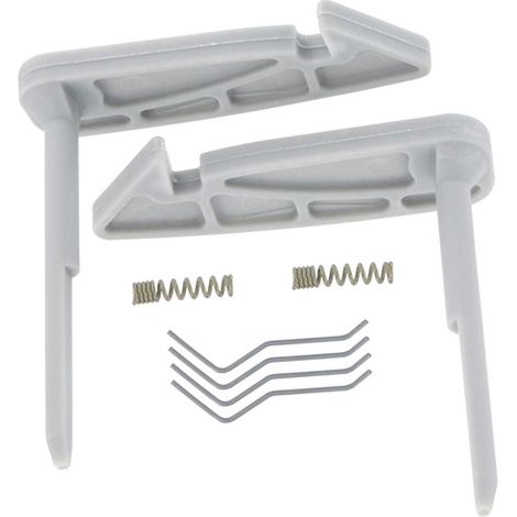 Facom – Jeu de 2 crochets de fermeture pour servante d'atelier – Serrure avec ressorts – Compatible avec plusieurs modèles de chariots à outils