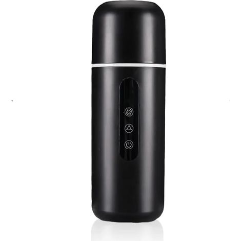 Bouilloire électrique portable 500ml – Fonction d'agitation automatique – Écran LCD pour contrôle température – Tasse chauffante pour voiture