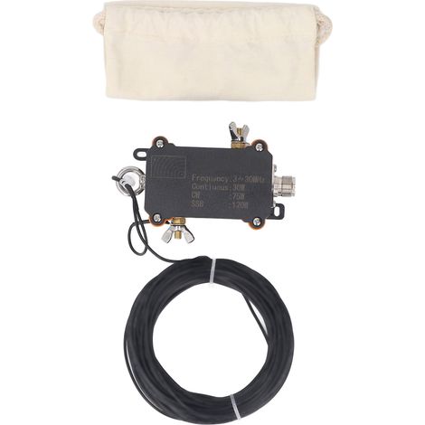 Antenne EFHW 3-30MHZ 1:49 Balun SSB120W Radio portable à ondes courtes de 20 m de longueur (1/5)