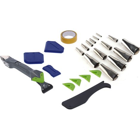 Kit de 24 outils pour mastic silicone, applicateur de buse réutilisable, outil de finition (1/5)