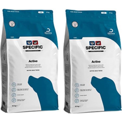 Specifico Cibo per cani adulti cad attivo, 20 kg (2 x 10 kg)