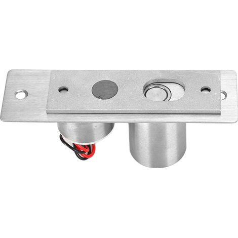 Système de contrôle d'accès de sécurité pour porte vitrée avec mini-verrou électrique intégré à 2 fils DC12V (1/5)