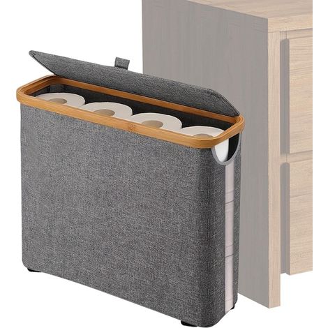 Freistehende faltbare Box mit Deckelgriff Aufbewahrungskorb