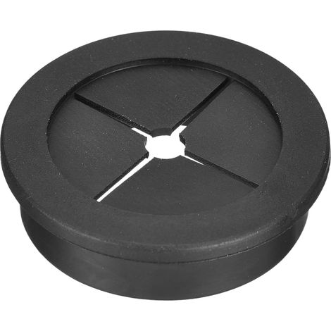 1 Pcs Passe-Câble pour Cordon, 40mm Passe-Câble de Bureau en Caoutchouc Flexible Grommets de Fil Cache-Trou pour Bureau Organisateur de Câbles d'Ordinateur, Noir (1/5)