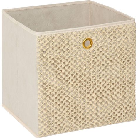 Scatola portaoggetti mix'n modul 31x31cm beige - 5five (1/4)