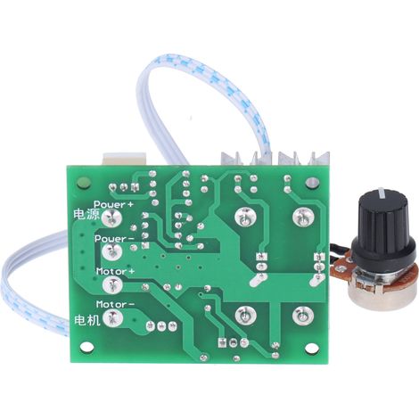 Drehzahlreglermodul für Gleichstrommotorpumpe 6V/12V/24V/30V PWM Stufenloser Drehzahlregler DC6V–30V (1/5)
