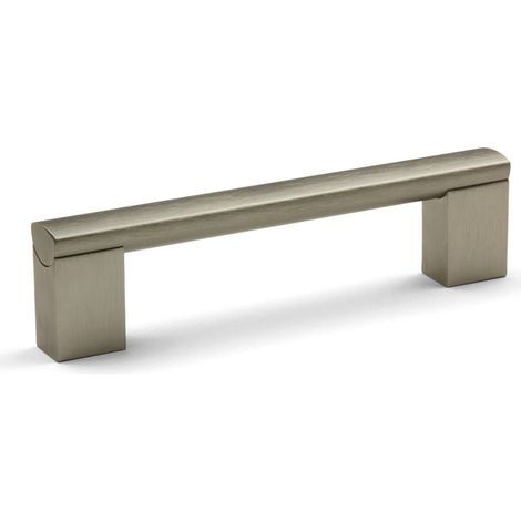 Maniglia per mobili effetto acciaio inox Porta 96 + viti SANS MARQUE (1/3)