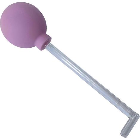 Dispositif manuel d'amygdalectomie en forme de boule de verre avec un long tube, compatible avec les adultes et les enfants, violet. (1/5)