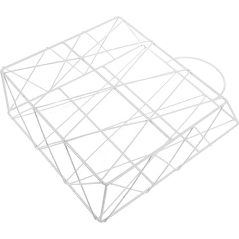 Organiseur Mural en Fer Blanc pour Rangement de Documents et Livres, Structure Simple, Porte-Livres pour Bureau Cuisine, Design Pratique et Décoratif (1/5)