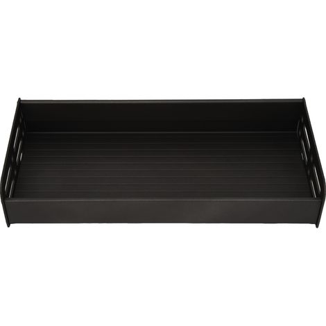 Étagère flottante murale décorative en aluminium spatial, pour cuisine, salle de bain, salon, chambre, noire (1/5)