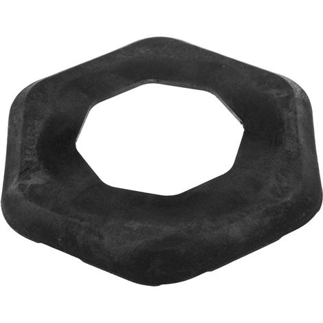 PrimeMatik - Base en caoutchouc hexagonale pour cône de signalisation 40 cm (1/5)