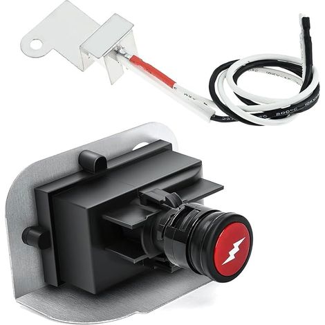 63788 Kit d'allumage, électronique, convient pour les barbecues portables Weber Q320 & Q3200, kit d'allumage, kit de remplacement pour barbecue Weber Q3200 (2014), kit d'allumage à gaz et kit (1/5)