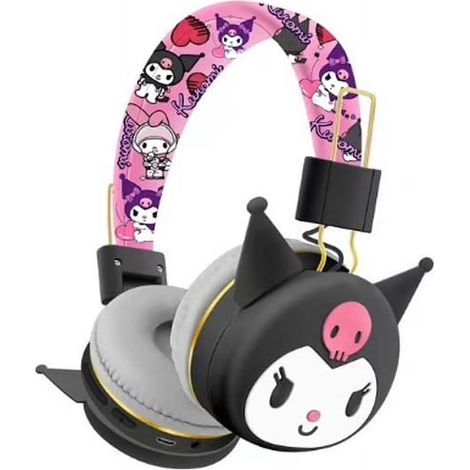 Niedliche kabellose Kopfhörer im japanischen Cartoon-Stil, HiFi-Sound, mit Mikrofon, faltbares Over-Ear-Design, ideales Geschenk für Kinder (1/5)