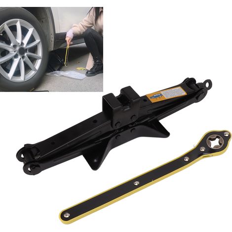 (Exclusivité Mexique) (Cric Effortless 2.0T) Cric de voiture, outil de changement de pneu Effortless, cric à ciseaux, cric à clé Effortless (1/5)
