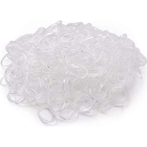 100 Anneaux, 13 mm, Plastique transparent, Pour stores romains, Rideaux de fenêtre (1/5)